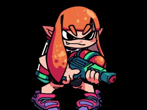 FNF vs Inkling: Splatoon Oneshot