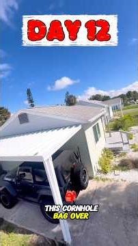 Day 12 trying to make this cornhole bag over my house & pool