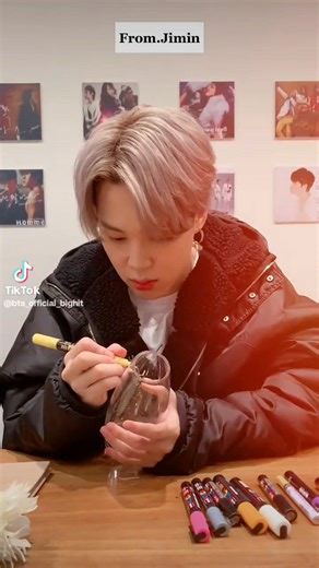 Flowers for ARMY, from JIMIN! 😍🌼💐 #JIMIN #BTS #flowers | BTS Purple World