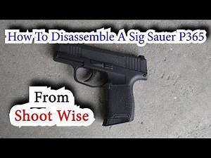 How To Disassemble A Sig P365
