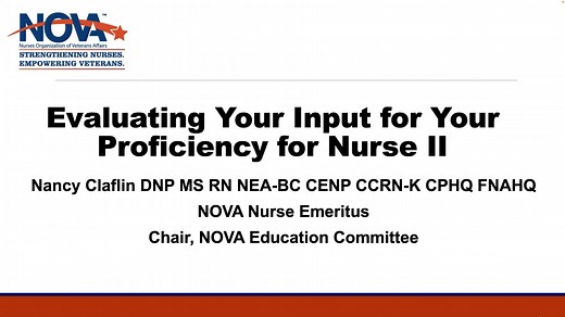 Evaluating Your Input for Your Proficiency for Nurse II.mp4