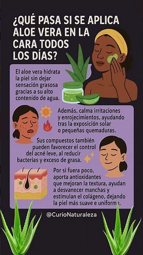 Beneficios del Aloe Vera en la Cara #aloevera #tips #saludnatural