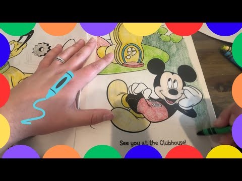 Coloring Mickey Mouse With His Clubhouse!|Mickey Mouse Clubhouse Coloring Page|
