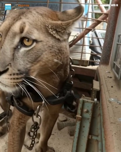 For 20 years, this mountain lion was chained up – now watch his reaction when gets rescued... Check comments 👇🏻❤️ | 11:11 Awakening Code