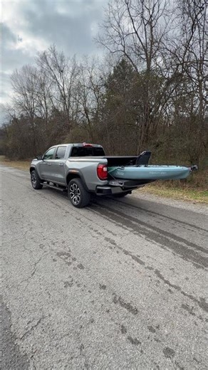 My new Kayak Cart! 2026 GMC Canyon AT4. #kayak #kayakfishing #gmccanyon #canyonat4 #gmc