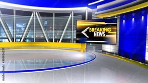 3D rendering Virtual set studio for chroma footage Realize your vision for a professional-looking studio – wherever you want it. With a simple setup, a few square feet of space, and Virtual Set