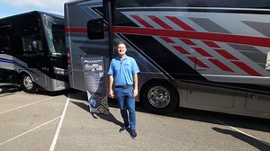 1.5K views · 61 reactions | Whether you are planning a cross-country adventure or a weekend getaway, this rig is all you need to make your journey memorable. Explore this diesel pusher today at www.thormotorcoach.com/palazzo-gt | Thor Motor Coach | Facebook