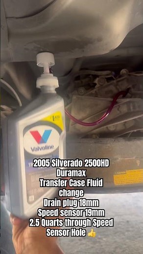 Lly Duramax Transfer Case Fluid Change #duramax #maintenance #diesel #valvoline #transfercasefluid