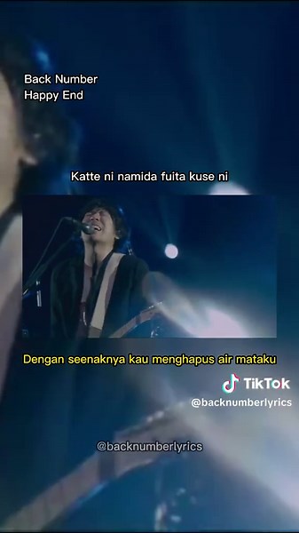 Back Number's Happy End: A Touching Japanese Song