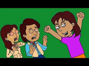 Dora Pushes Diego And Alicia Down The Stairs