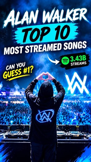 Alan Walker’s Top 10 Most Streamed Songs 🔥 #1 Will Surprise You!