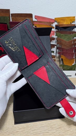 Handmade Pueblo Leather Imperial Wallet by Serqet Leather