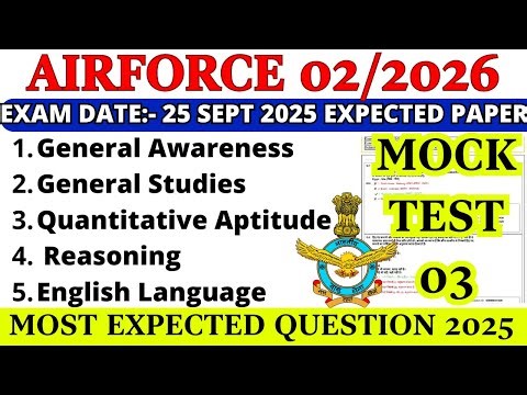 Airforce 25 SEPT 2025 QUESTION PAPER|Airforce 02/2026 |Airforce Y Group PREVIOUS YEAR QUESTION PAPER