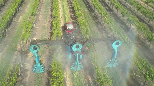 2.1K views · 30 reactions |  Introducing our latest innovation — the Vineyard Undervine Nebulizer Sprayer!  Perfect for covered fruit and narrow trellis systems, delivering 3-row precision and maximum efficiency.  Big thanks to Charlie and the Costa Group Farms team for letting us film this beauty in action!  Don’t settle for average — choose Interlink. ✅ | Interlink Sprayers Pty Ltd | Facebook
