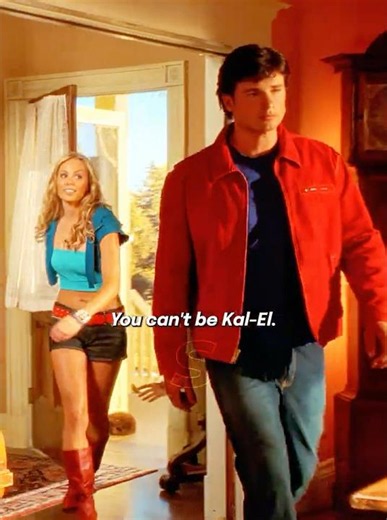 Young Clark meets Supergirl for the first time #shorts