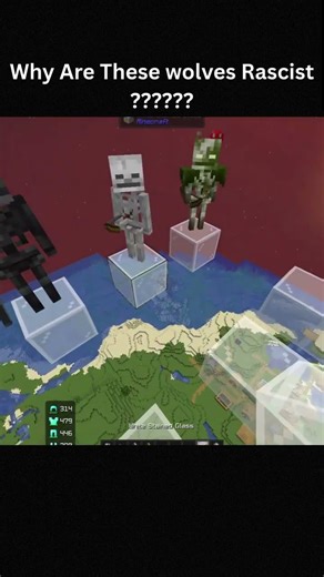 Why These Wolves... #shorts #minecraft