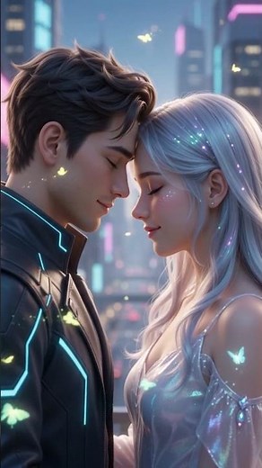 AI Romantic Love Story ❤️ | Cute Anime Couple Edit 💕 | Emotional AI Shorts #shorts