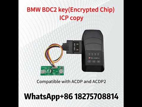 How to use ACDP clone an BMW G series Encrypted BDC2 key