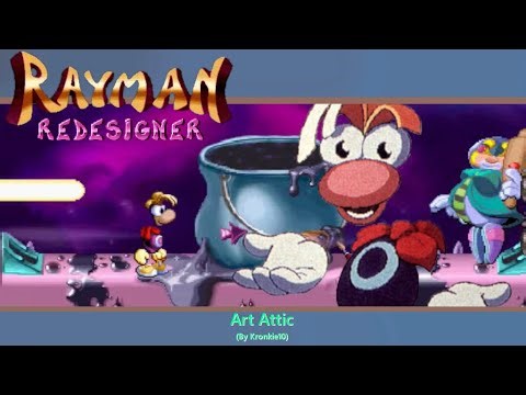 Rayman ReDesigner Showcase: Art Attic (By Kronkie10)