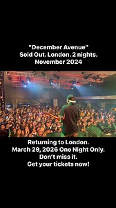1.2K views · 246 reactions | December Avenue Live at The Clapham Grand London March 29, 2026 | KMF Events | Facebook