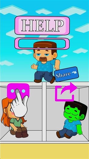 party dance #minecraft #animation #shorts