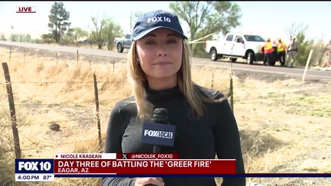 Greer Fire continues to burn out of control