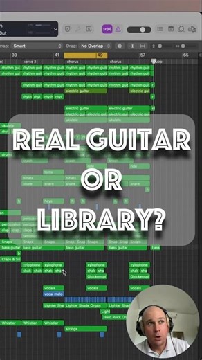 Real Guitar vs Sample Library — Which Is Better for Stock Music? #shorts