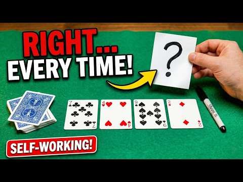 This Card Trick Will Make You Look Like a Genius! (Self-Working)