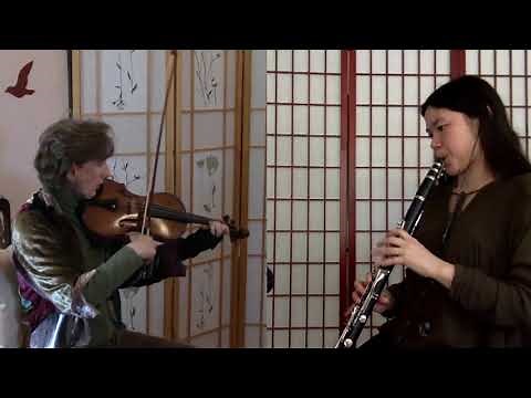 Duo 1 for Clarinet and Violin by Fuchs, Mvt 1