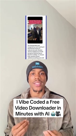 I Vibe Coded a Free Video Downloader in Minutes with AI