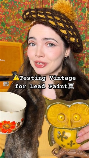 Testing Vintage for Lead (Poison)😵Midcentury Modern, Thrift Finds, 1960s/1970s #vintagestyle #mcm