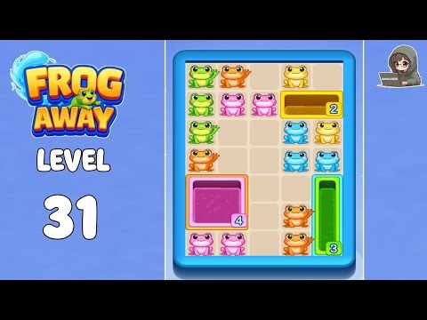 Frog Away level 31 solution