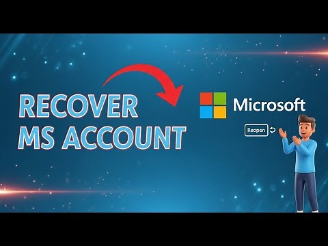 How To Get Back Your Deleted Microsoft Account | Reopen Microsoft Account! Recover Microsoft Account
