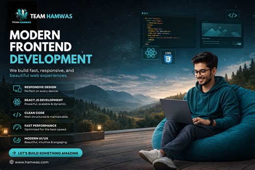 I will build a modern responsive frontend website using React or HTML CSS | Sikaty