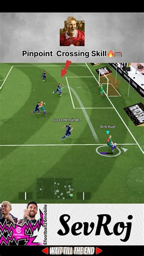 New Card😎Pinpoint Crossing Skill🔥🥅in efoootball26mobile#pesmobiletop10goals #shorts #ytshorts