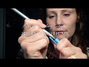 12 Min Journal ASMR ✨️ 📃 ✍️ Writing Triggers to Relax and Put You to Sleep