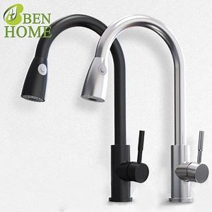 [Hot Item] Black Kitchen Faucets with Pull Down Sprayer