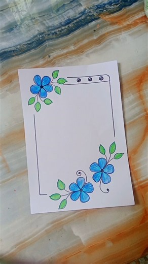 6 beautiful borderdesigns for project #assignment #frontpage #projectwork #borderdesigns #short