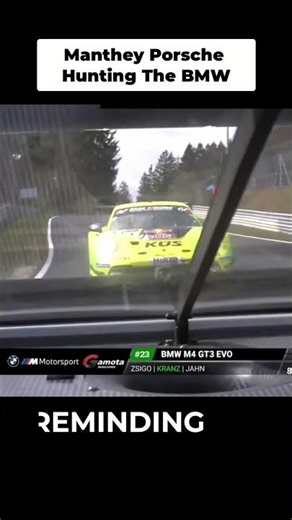 Can the Porsche Catch the BMW? Third Place Battle #racecar #motorsport #podium
