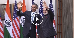 Obama Arrives in India
