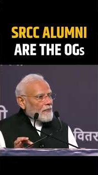 Why PM Modi Called SRCC Alumni the “Real OGs” | #BJP
