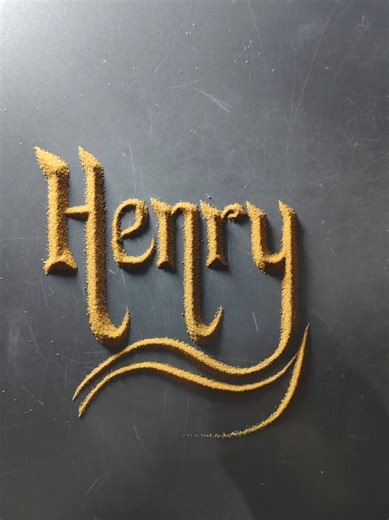 Replying to @christvie.henry.mhc comment with your name and follow me and I will write your name #Sandwriting #viralvideos #viral #USA #UK