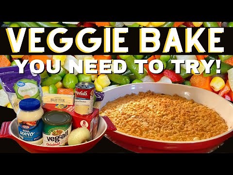 Creamy VEGGIE BAKE You Need to Make! - Veg-All Casserole with Ritz!