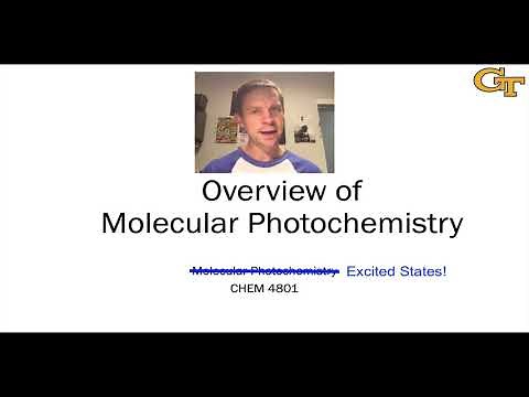 1.1 Overview of Molecular Photochemistry