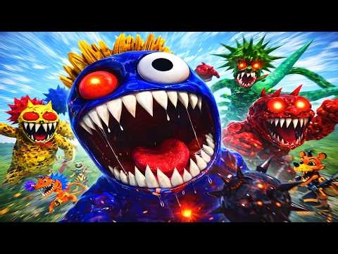 GIANT MONSTERS vs ALL ANIMATRONICS in Garry's Mod! (Epic Battle)