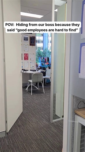 A quick behind-the-scenes moment from our office, turned into a comedy skit. One of our team members starts hiding after hearing the boss say, “Good employees are hard to find,” and suddenly it turns into a full office hide-and-seek situation. Just a bit of everyday workplace humour that anyone who’s worked in an office can relate to. We help people with their custom branded merchandise — visit our website here: www.cubicpromote.com.au #workplacememe #behindthescenes #workplacefun #goodemployees
