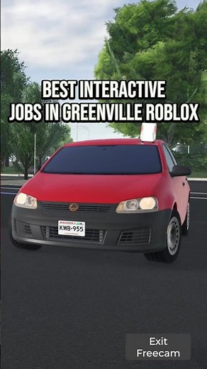 BEST INTERACTIVE JOBS in Greenville Roblox #shorts #viralshorts
