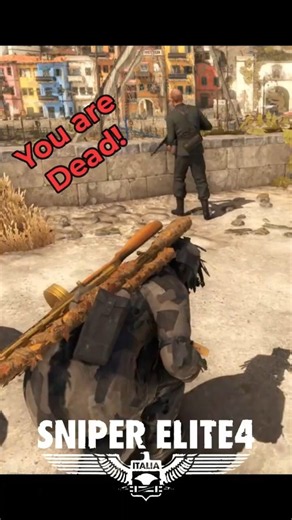 👻 The Enemy Never Saw Me Coming | Sniper Elite 4 #shorts