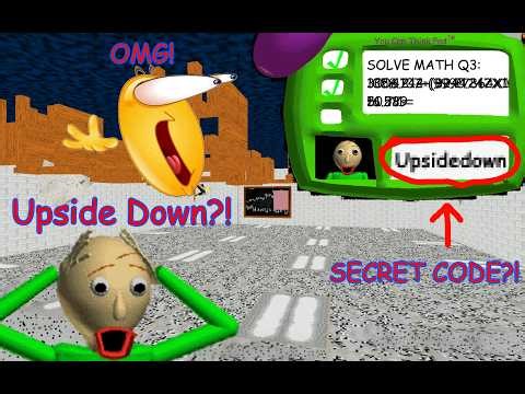 Baldi's basics SECRET CODE?! Part 2