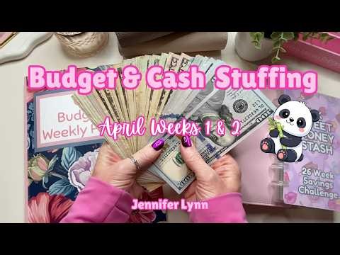 April Budget & Cash Stuffing 💸 | Cash Envelopes, Sinking Funds & Savings Challenges | 2026